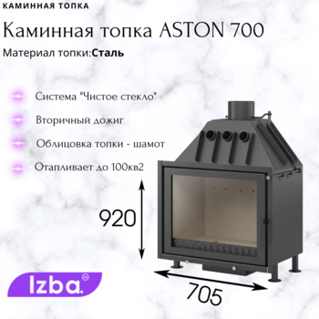 Каминная топка Aston 700