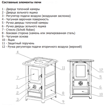 Печь-камин MBS Olymp Cream
