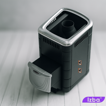 Банная печь ТМФ Тунгуска 2017 Inox ДН ТО антрацит