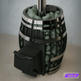 Банная печь ТМФ Саяны XXL 2015 Inox ДА ЗК