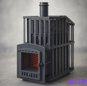 Чугунная банная печь GFS Гром 50 П2 Ураган