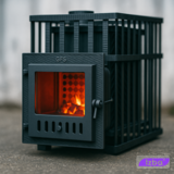 Чугунная банная печь GFS ЗК 18 (М) в сетке Чугунная банная печь GFS ЗК 18 (М) в сетке