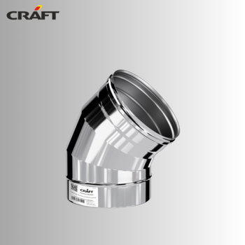 Craft HT колено 45° (321/0,8) Ф120