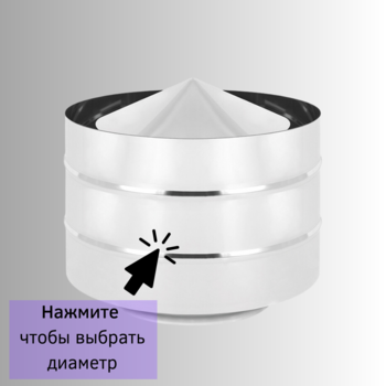 Дефлектор Везувий из оцинковки