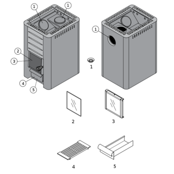 Дровяная печь Harvia 36